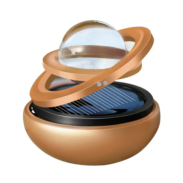 Modern Car Solar Powered Magnetic Rotating Floating Globe Ornament Home